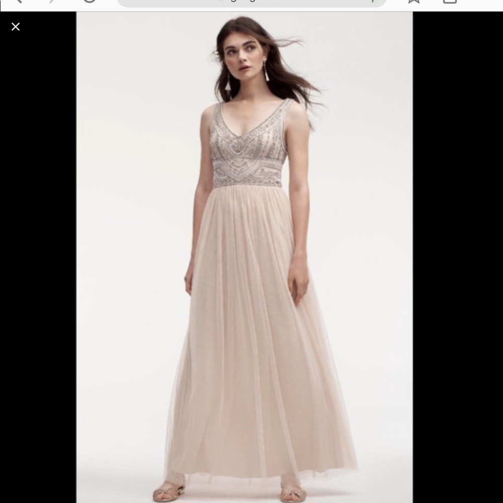 BHLDN Sterling Dress Oyster